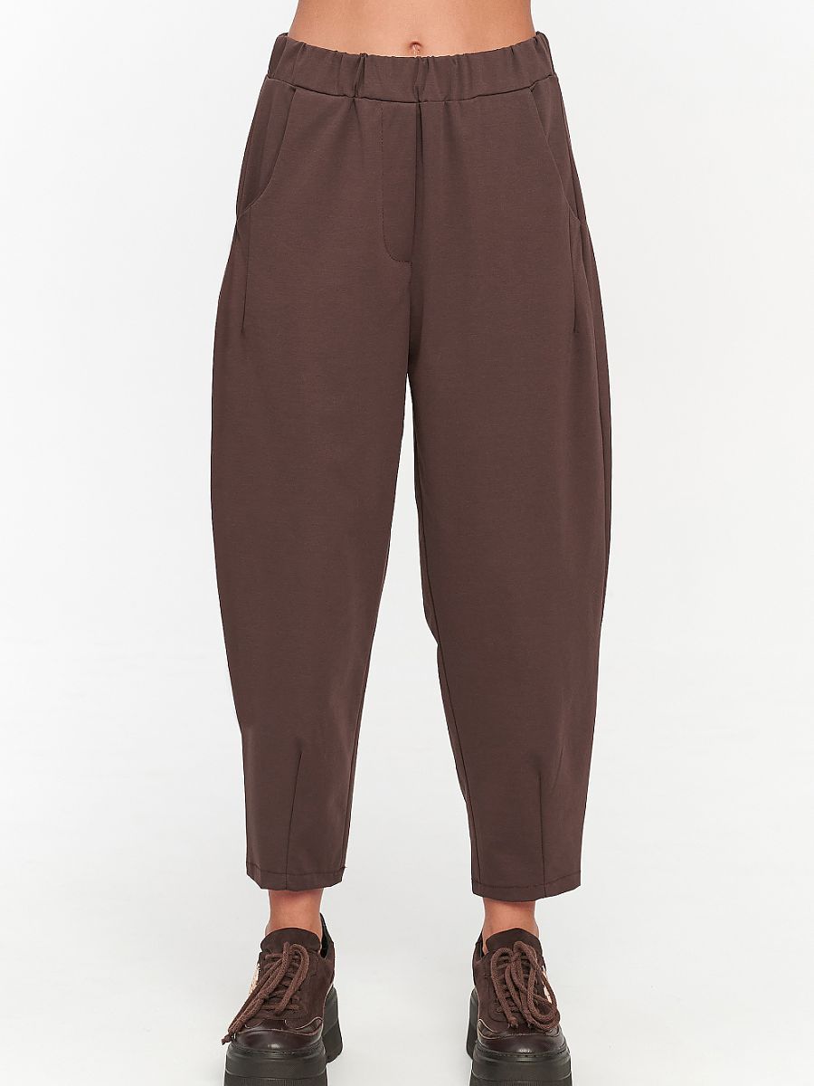  Women trousers model 230860 Makadamia 