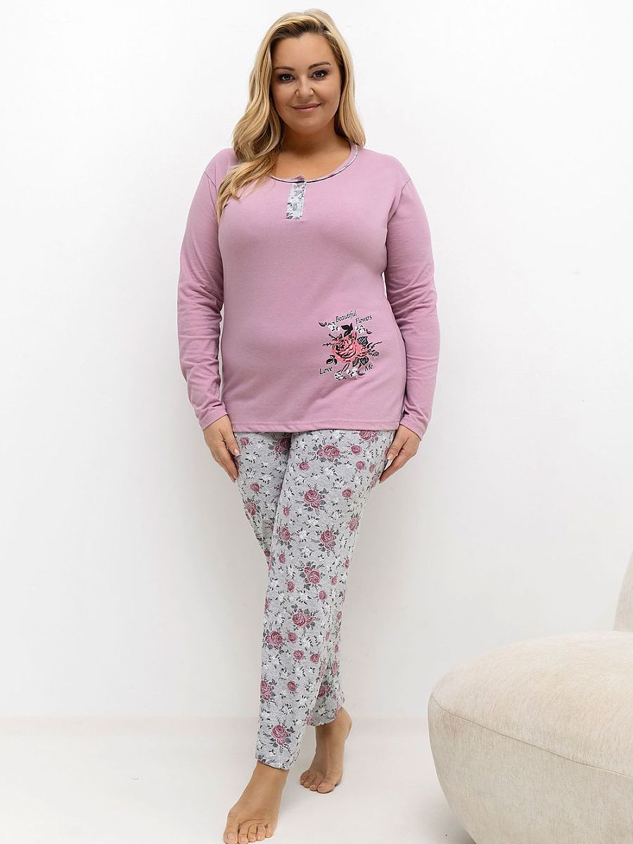  Plus Size Pajamas model 221188 Forever Pink 