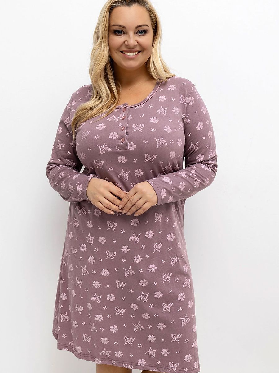  Plus Size Nightgown model 221200 Forever Pink 