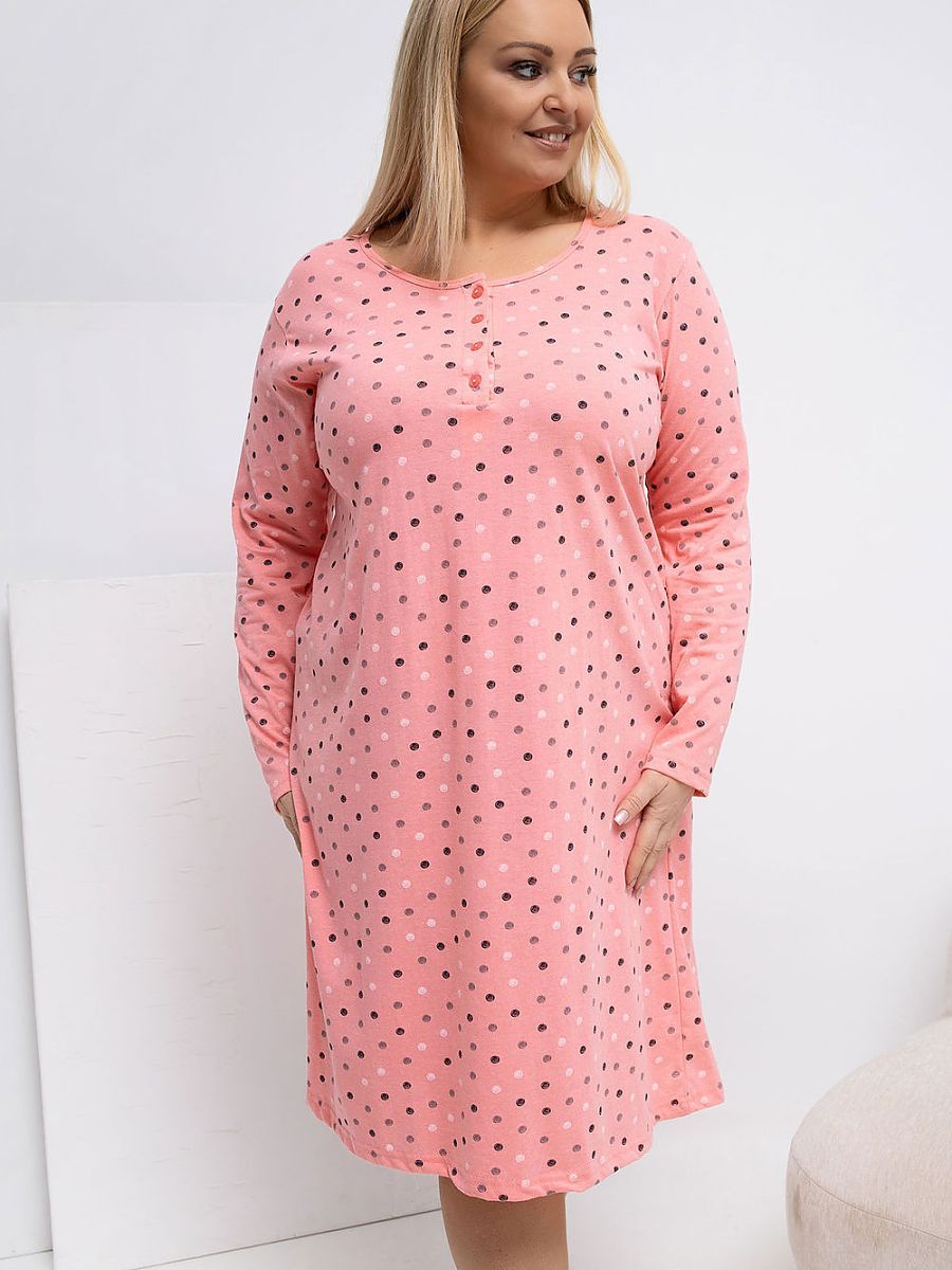  Plus Size Nightgown model 223301 Forever Pink 