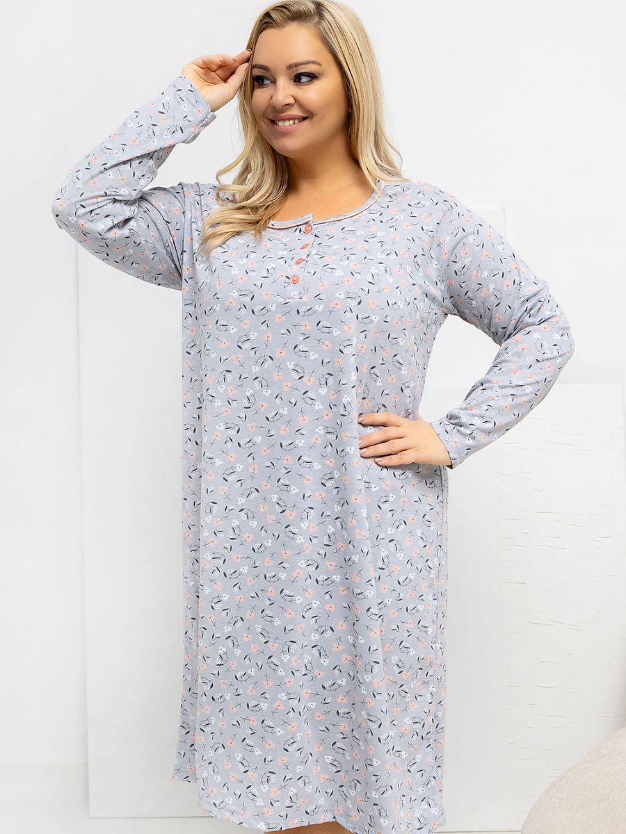  Plus Size Nightgown model 223307 Forever Pink 