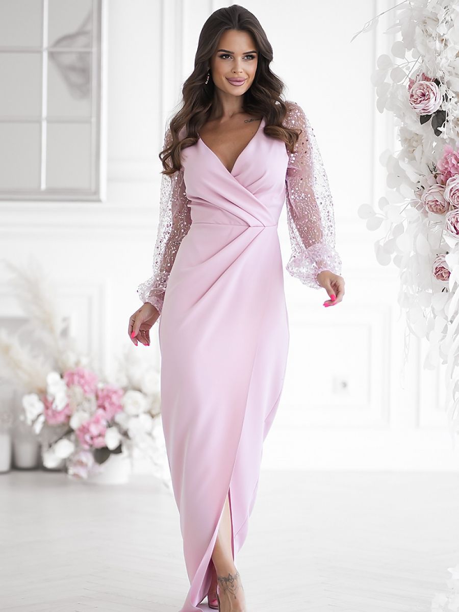  Long dress model 198905 Bicotone 