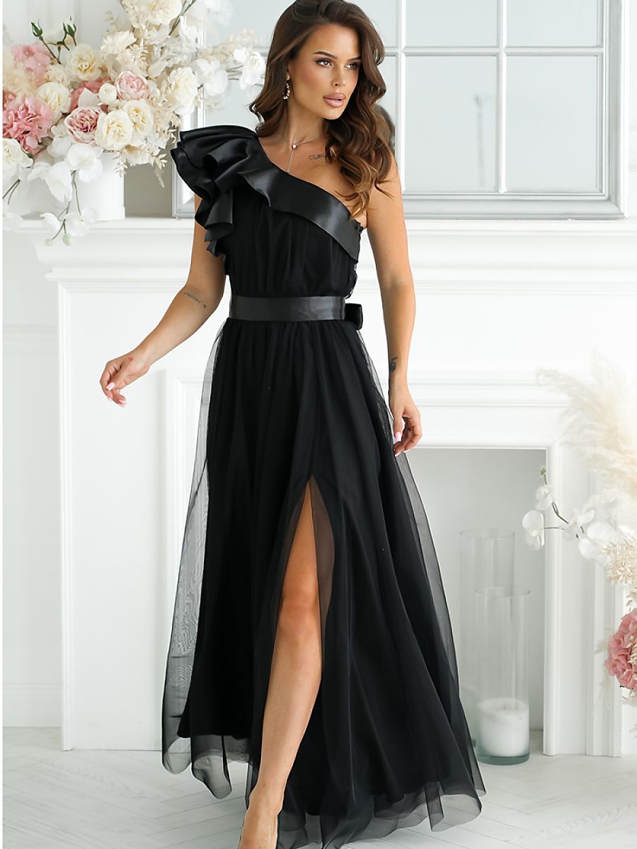  Long dress model 200244 Bicotone 