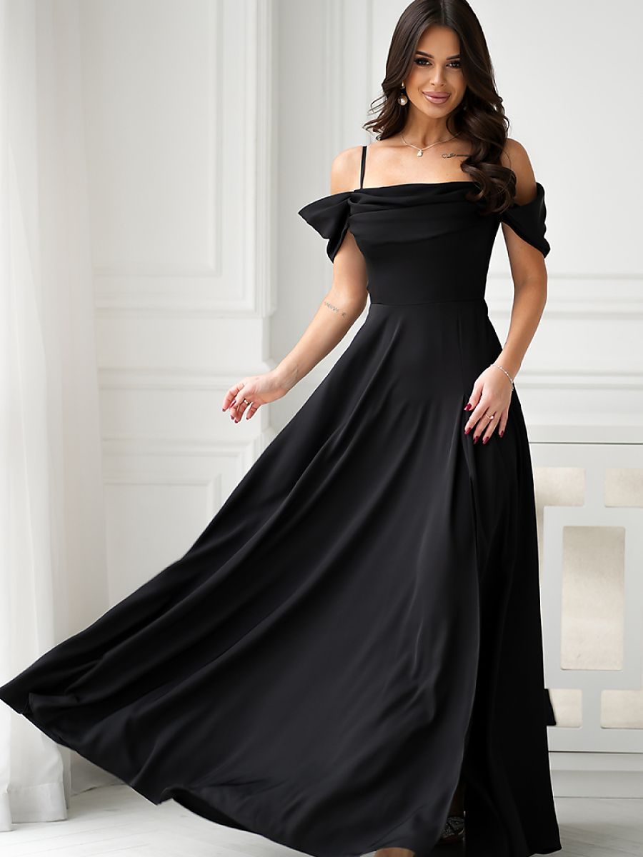  Long dress model 203758 Bicotone 