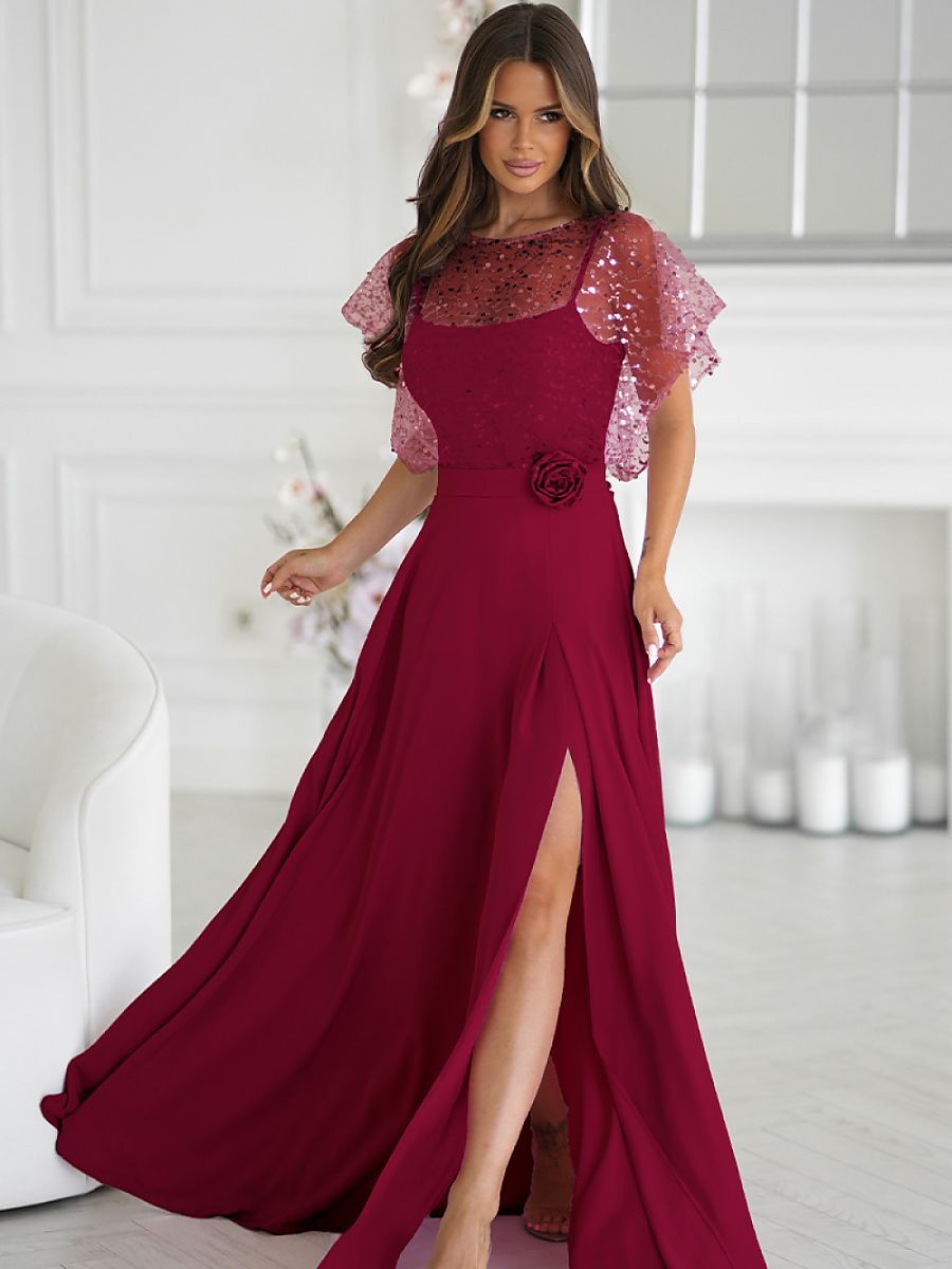  Long dress model 219687 Bicotone 