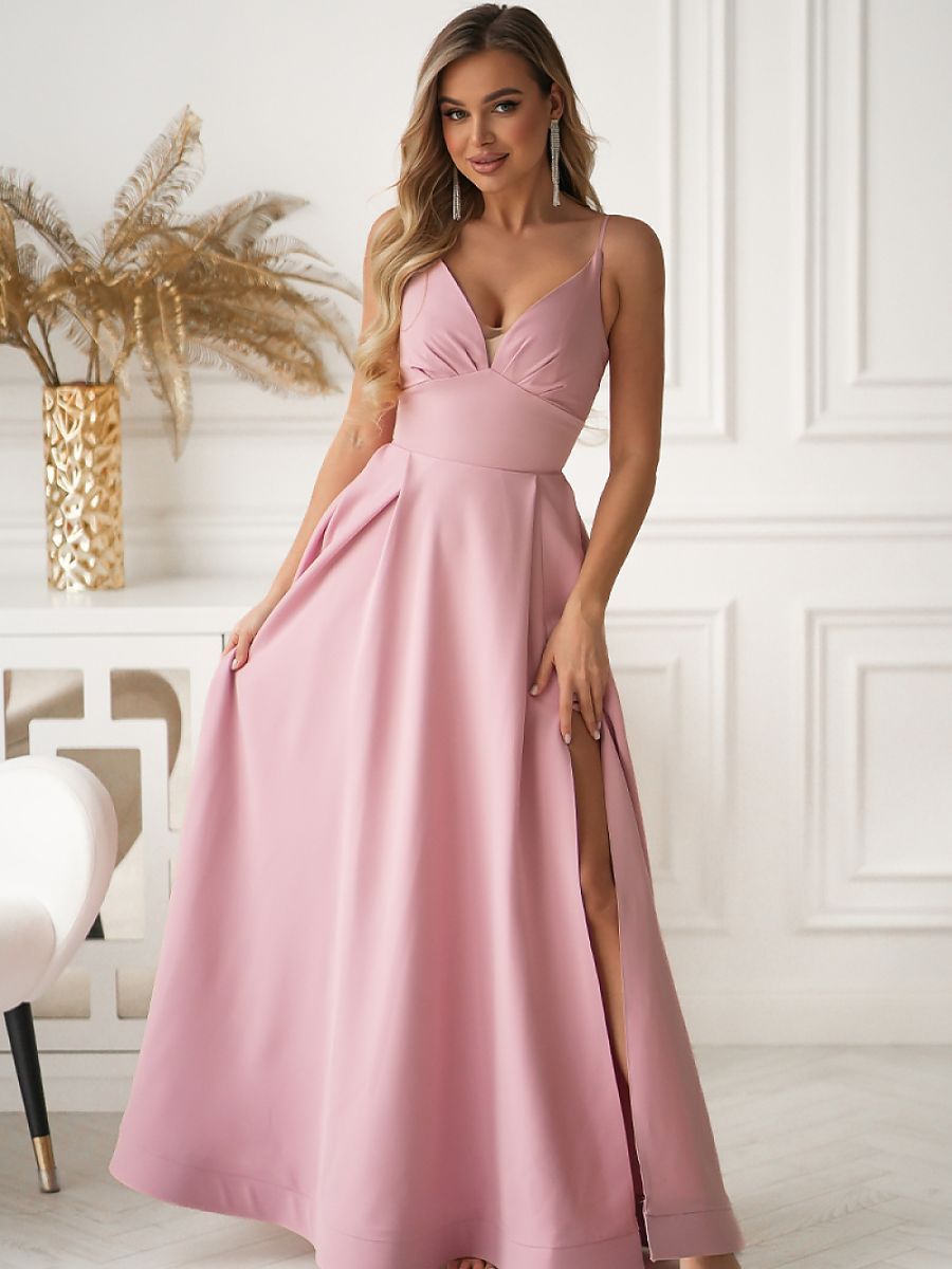  Long dress model 224294 Bicotone 