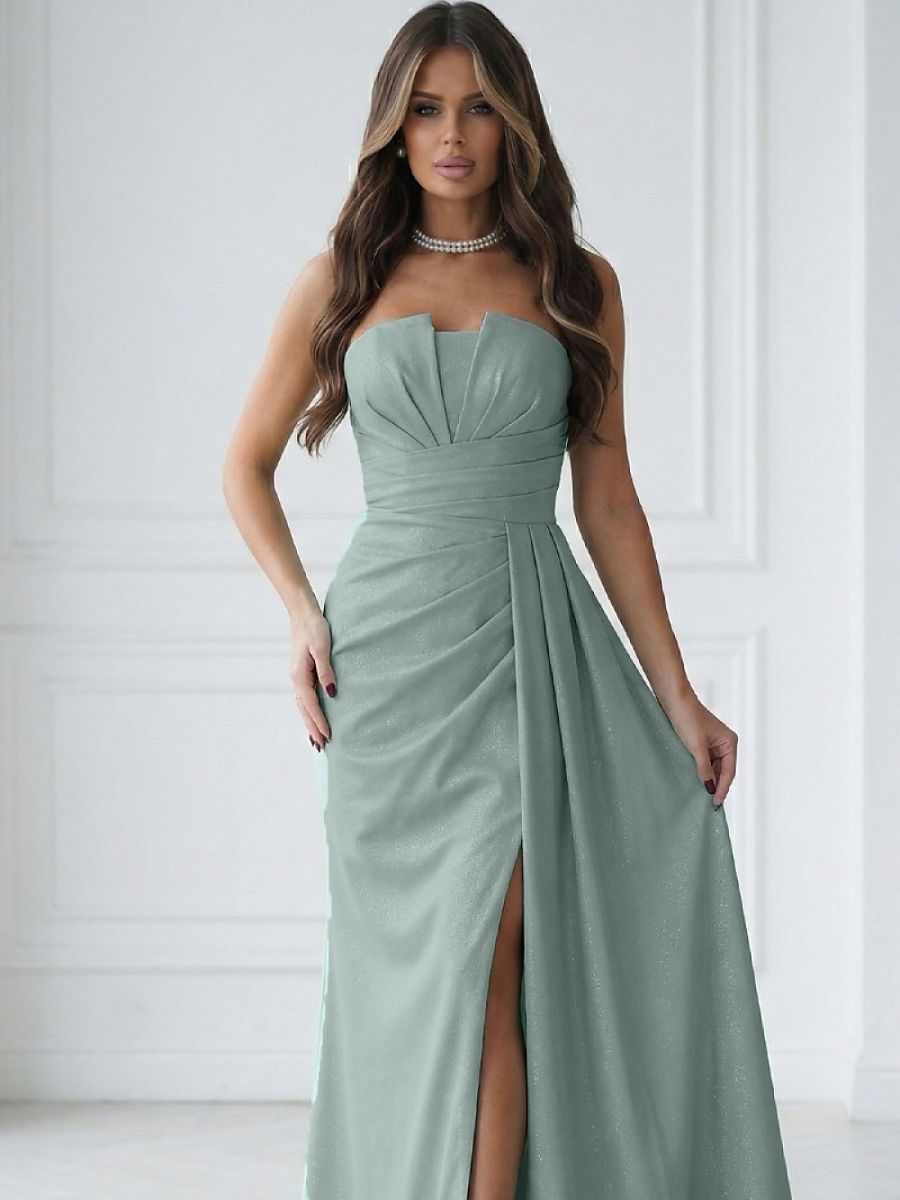  Long dress model 224634 Bicotone 