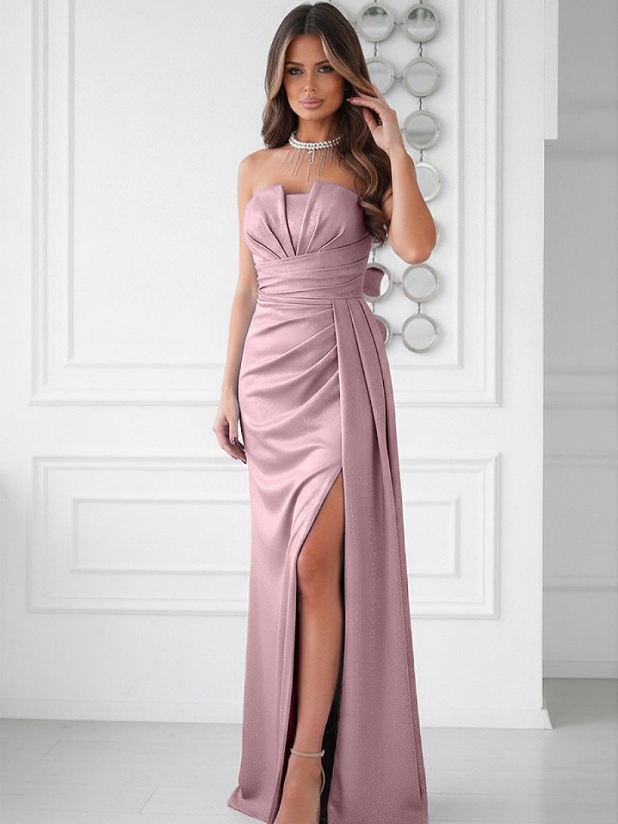  Long dress model 225365 Bicotone 