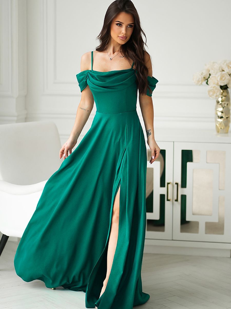  Long dress model 227139 Bicotone 