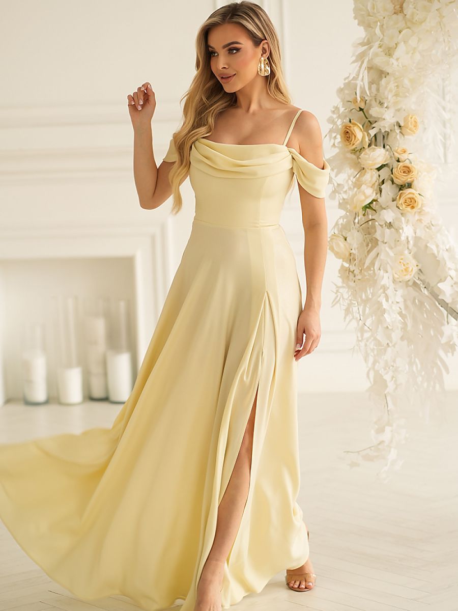  Long dress model 227141 Bicotone 