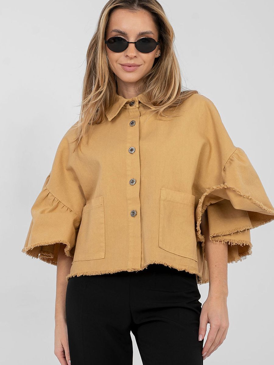  Denim jacket model 223787 Rue Paris 