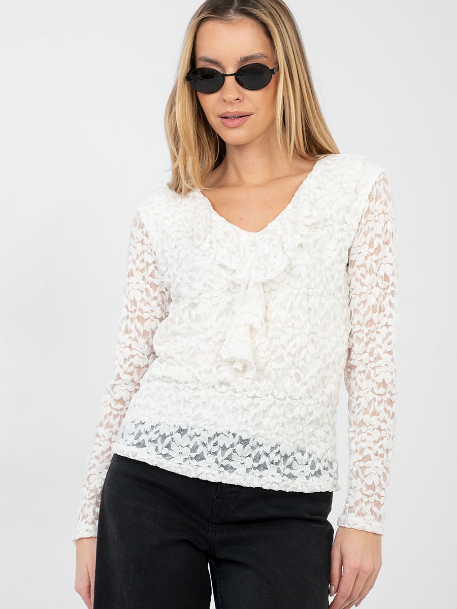  Lace blouse model 223842 Rue Paris 