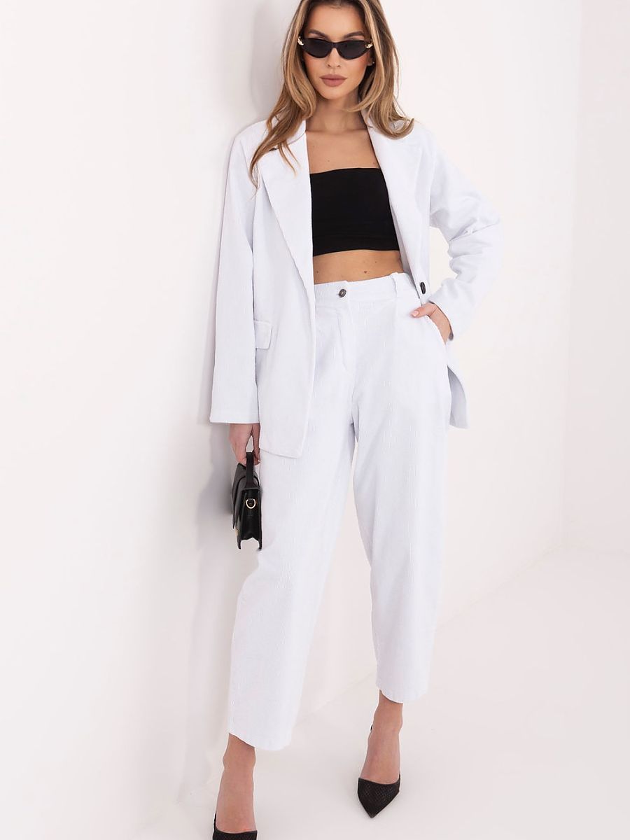  corduroy trousers model 224997 Rue Paris 