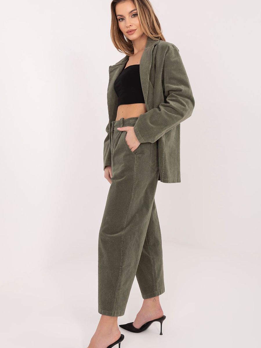  corduroy trousers model 224998 Rue Paris 