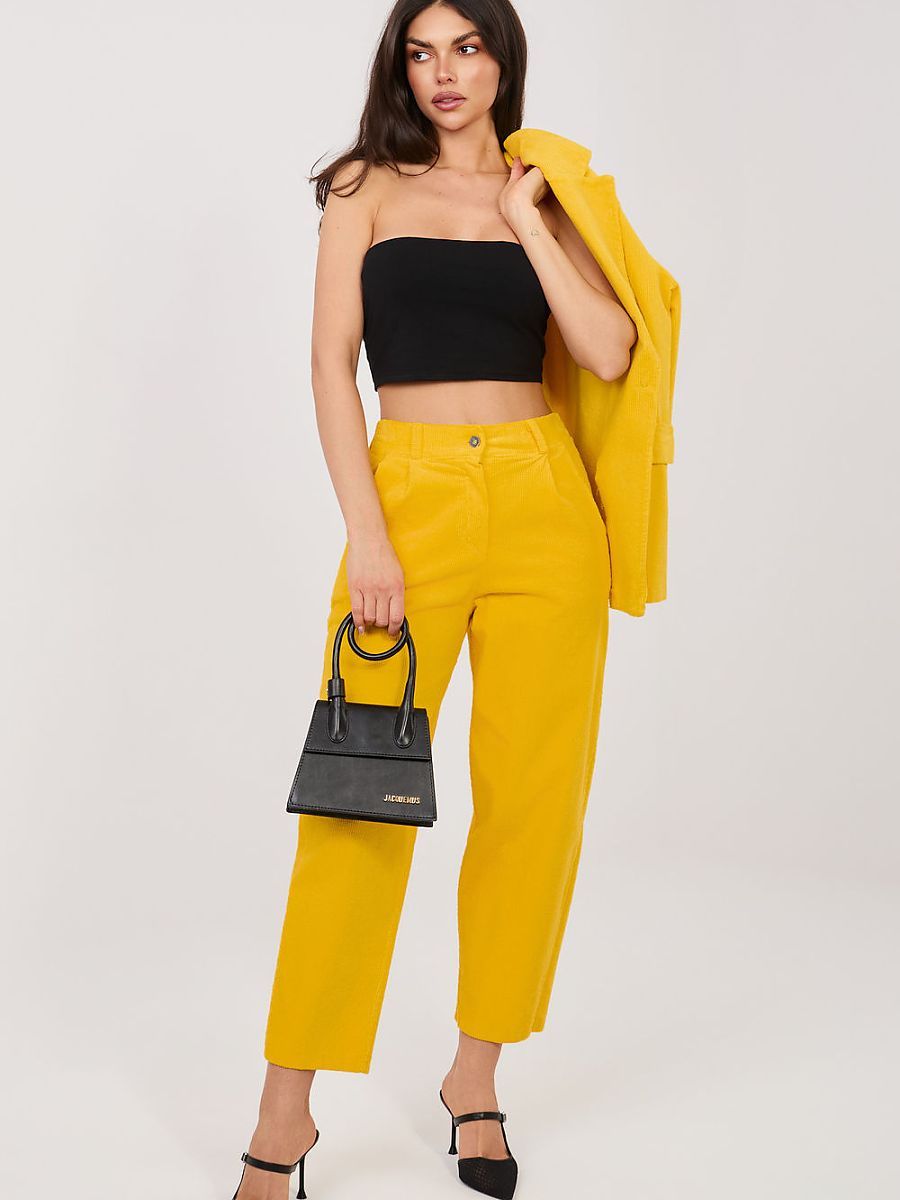  corduroy trousers model 225085 Rue Paris 